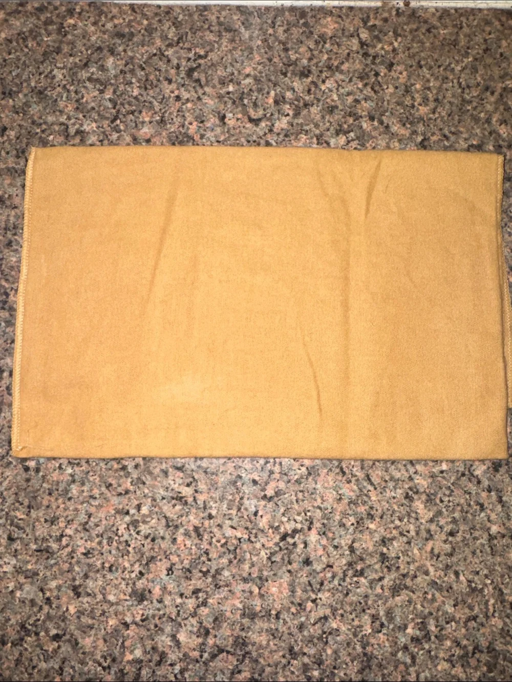 Louis Vuitton Yellow Dust Bag with Center LV Emblem